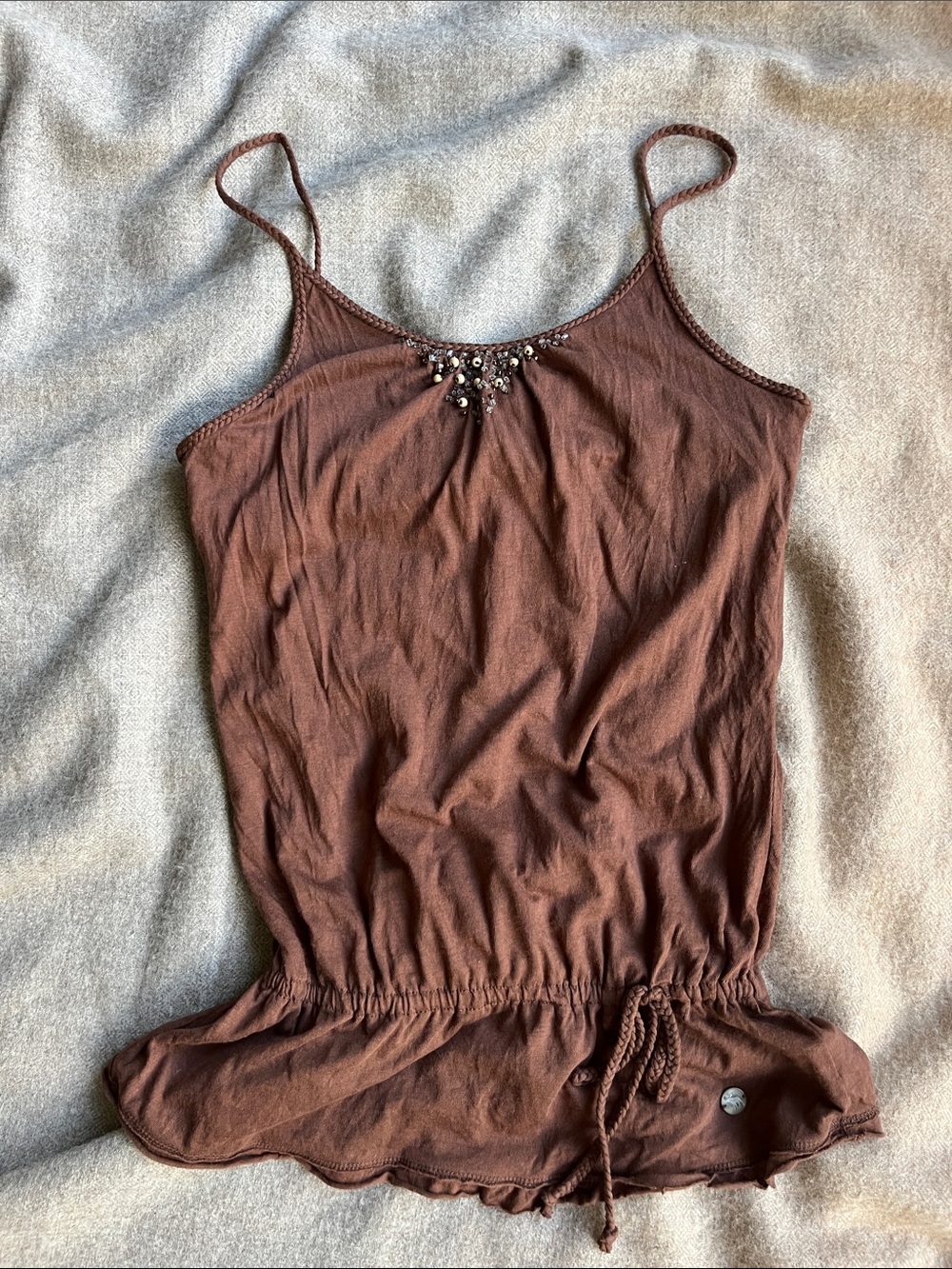 Abercrombie kids Beaded Brown Camisole